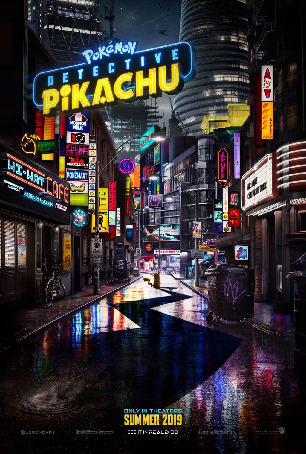 Detective Pikachu's Ryme City Looks Strikingly Cyberpunk