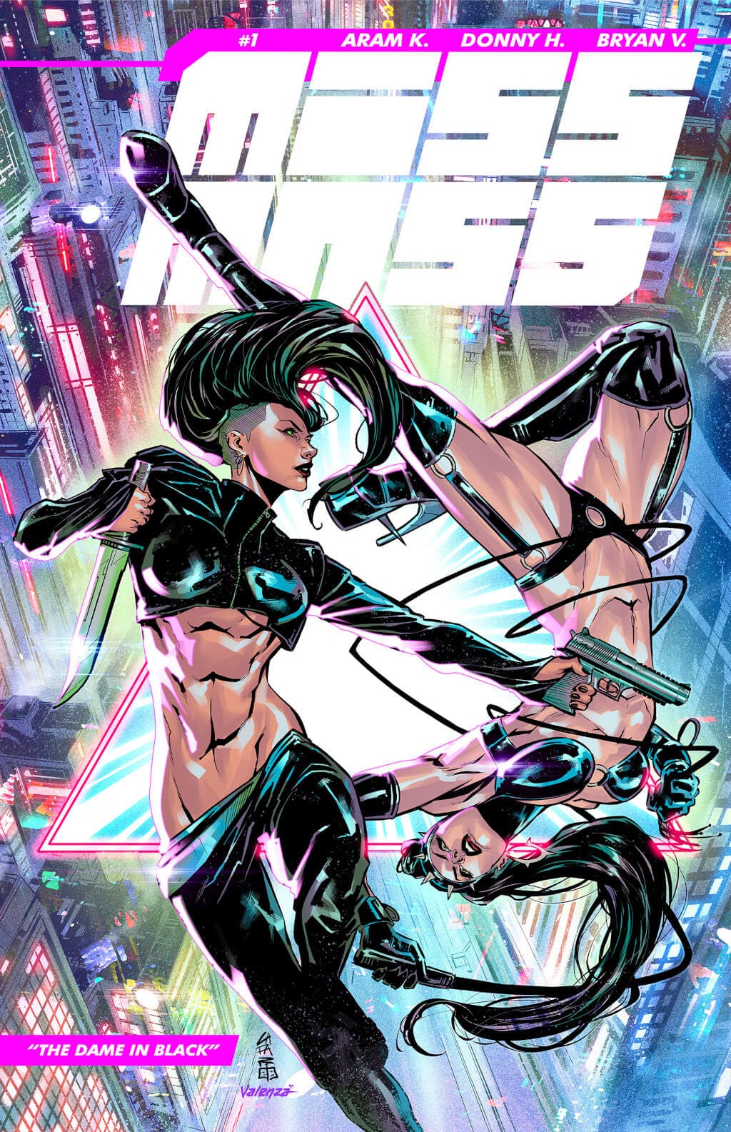 Miss Mass, a Comic about Muscular, Powerful Women in a "Neon and Abs Filled Wonderland"