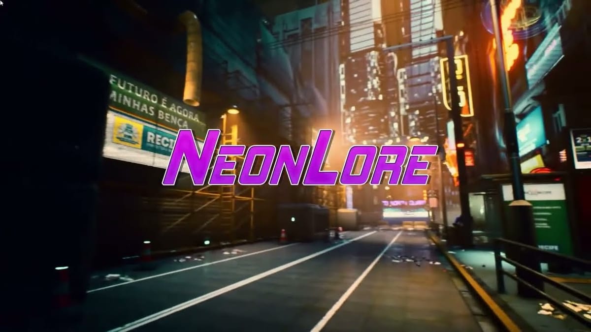 NeonLore Is an Open-World Exploration Game With Audio Books